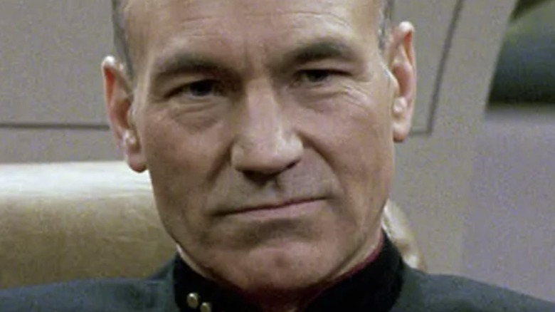 Captain Picard on the bridge