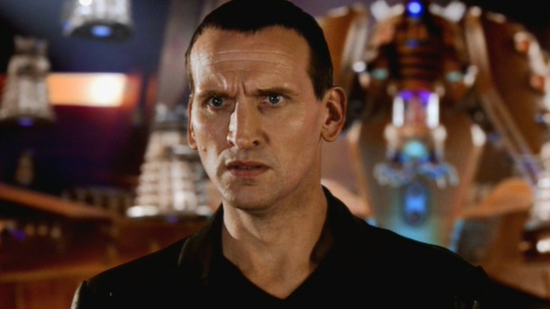 Ninth Doctor with Daleks