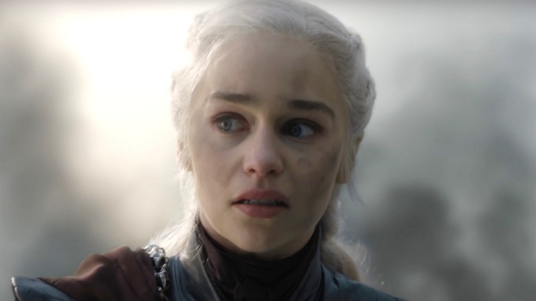 Daenerys with ash on her face