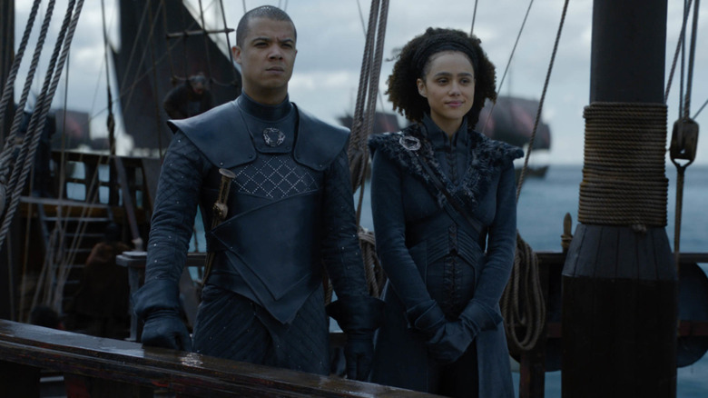 Grey Worm and Missandei