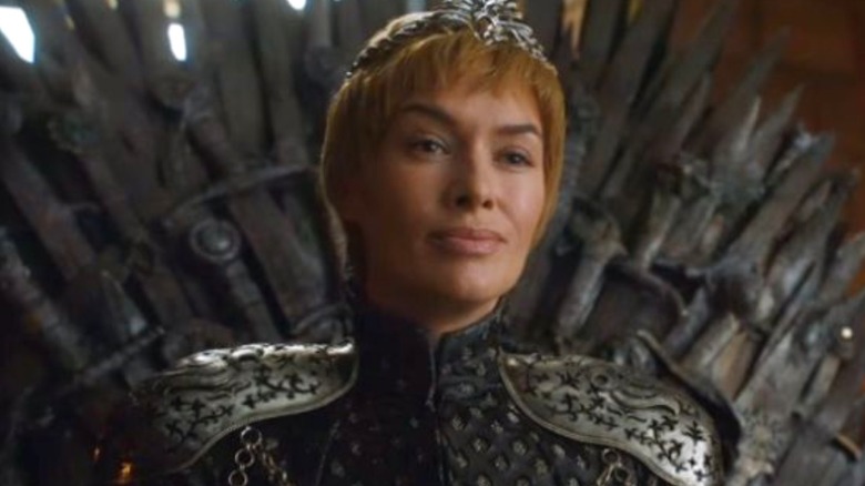 Cersei Lannister smirking