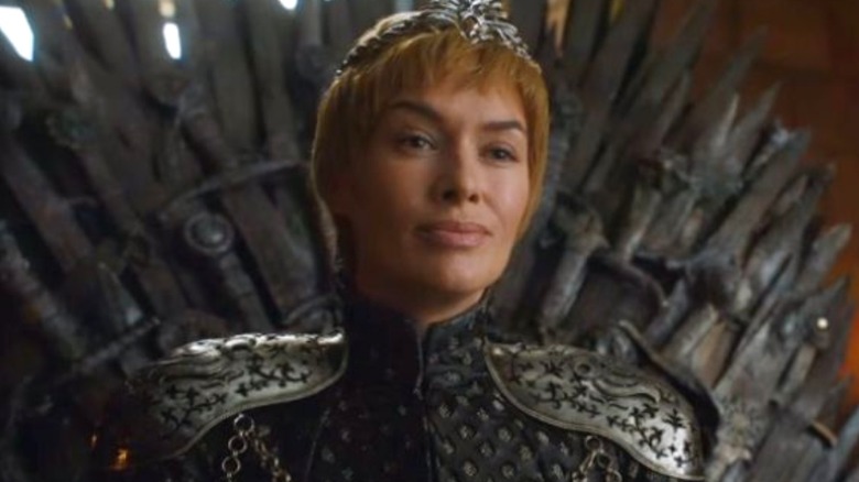 Cersei Lannister smirking