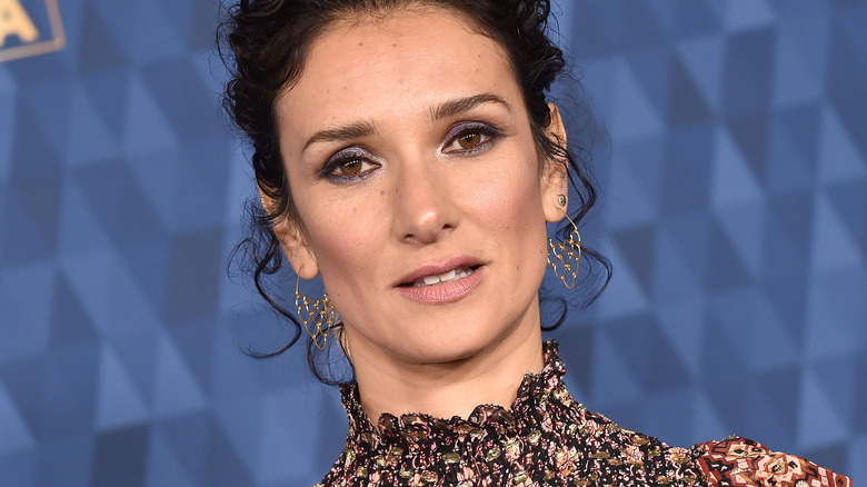 Indira Varma smiling