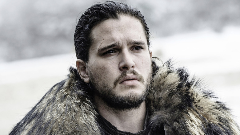 Jon Snow looking forward