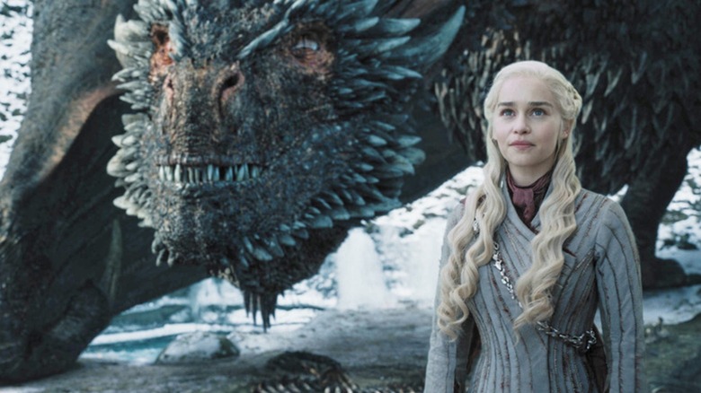Daenerys Targaryen with dragon