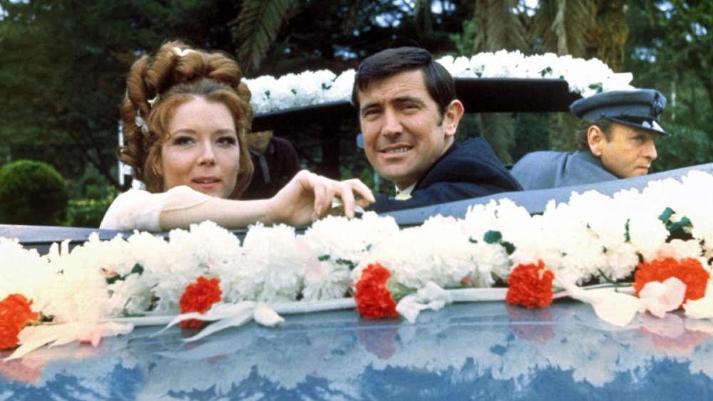 Diana Rigg and George Lazenby in On Her Majesty's Secret Service
