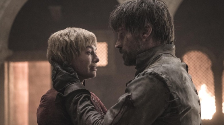 Nikolaj Coster-Waldau and Lena Headey as Jaime and Cersei Lannister in Game of Thrones