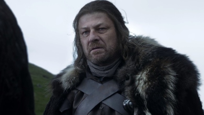 Ned Stark looking worried
