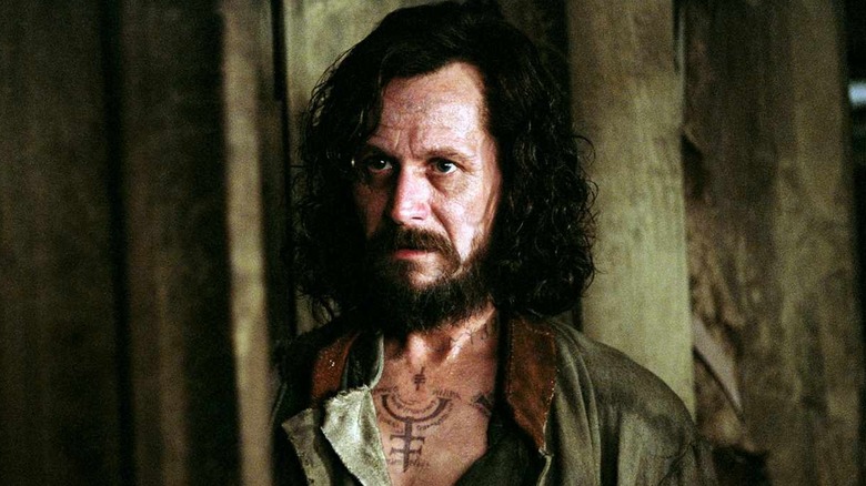 Sirius Black next to wall