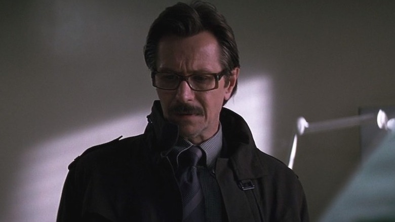 Commissioner visiting Two-Face in the hospital