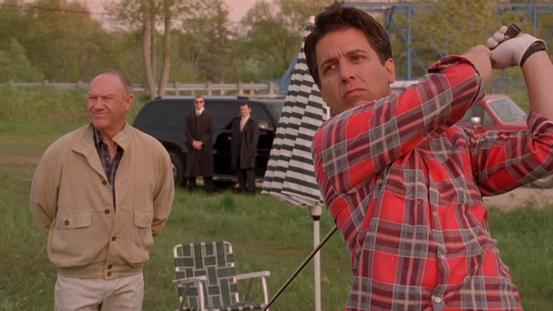 Cole and Harrison golfing