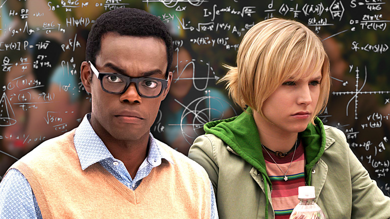 Chidi and Veronica Mars calculating