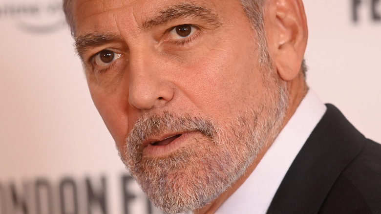 George Clooney at premier