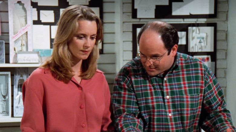 Susan and George talking