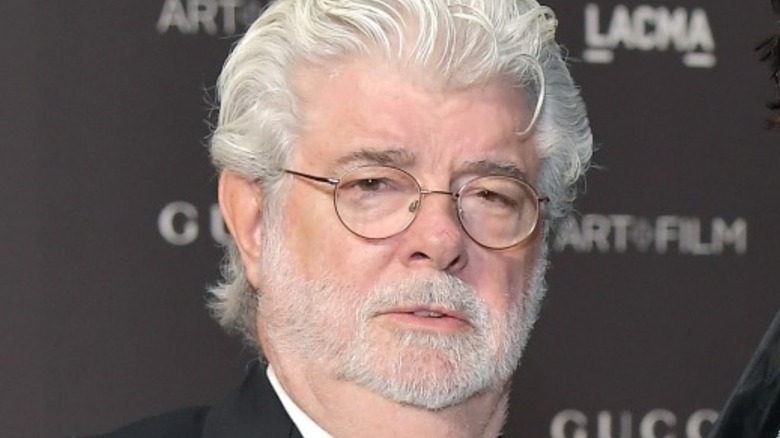 George Lucas at a movie premiere