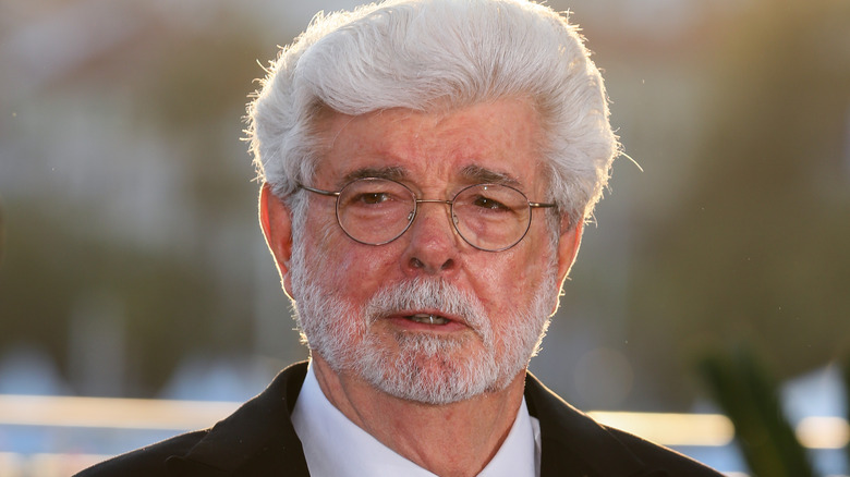 George Lucas smirking