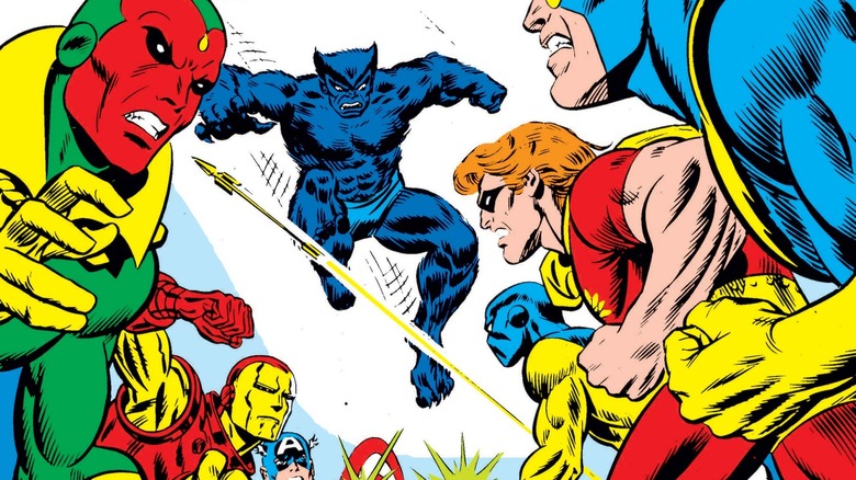 Avengers fight the Squadron Supreme
