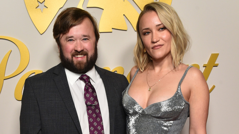 Emily and Haley Joel Osment on the red carpet in 2025