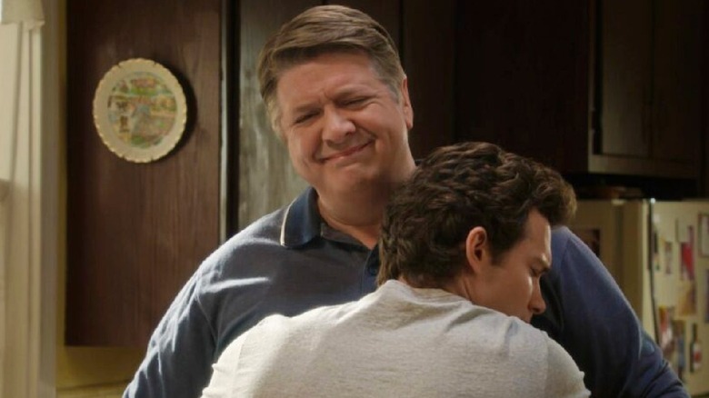 George Sr. and Georgie embrace in "Georgie and Mandy's First Marriage" (2025)