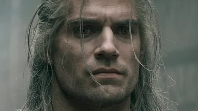 Geralt looks intense
