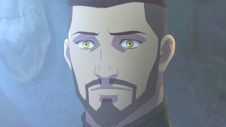 Animated Vesemir in 'Nightmare of the Wolf'