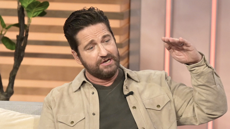Gerard Butler speaking