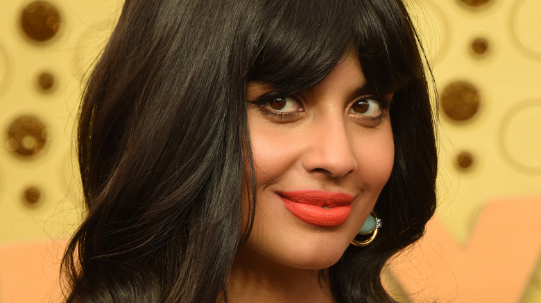 Jameela Jamil smiling