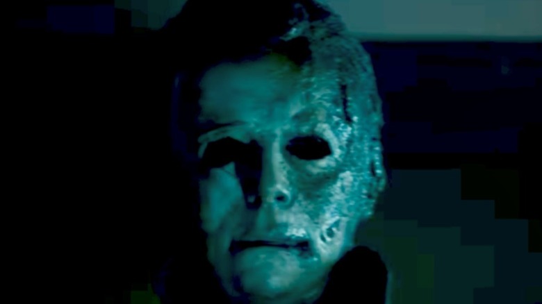 Michael Myers burnt mask looming