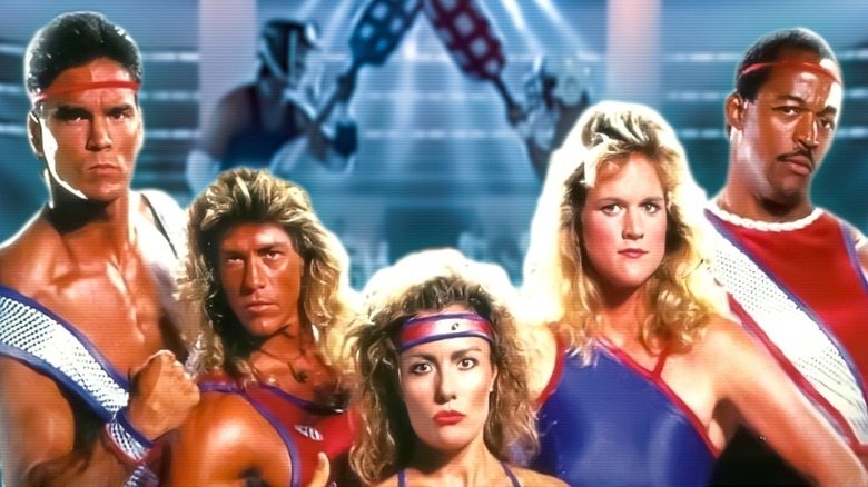 American Gladiators posing