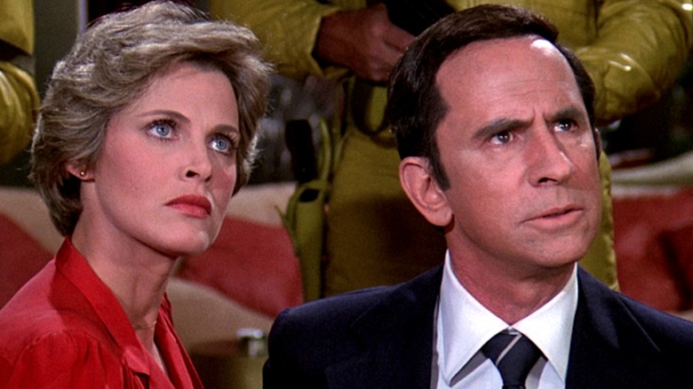 Maxwell Smart and Agent 22 being held captive in The Nude Bomb