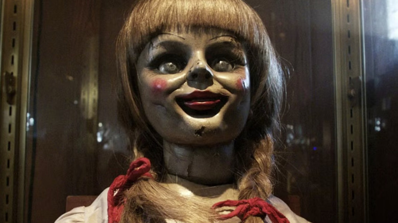 Annabelle grins hideously in 