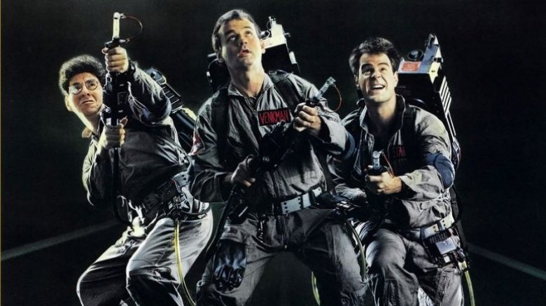 Harold Ramis, Bill Murray, and Dan Aykroyd in Ghostbusters (1984)