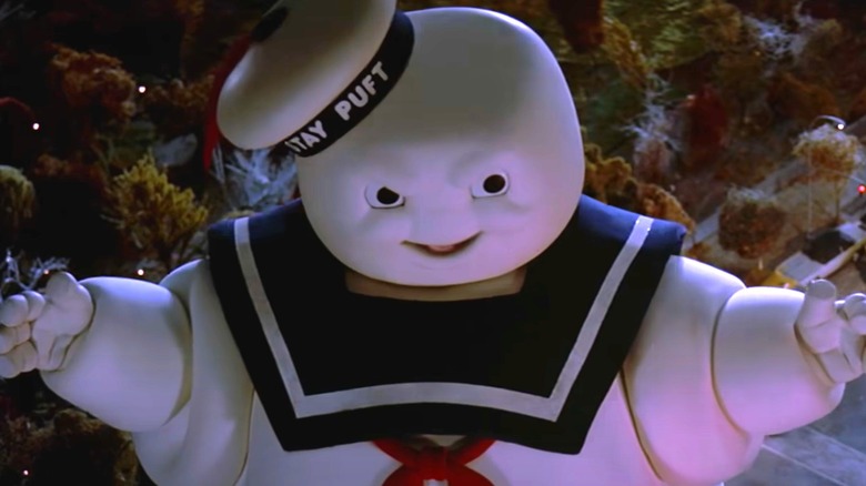 Mister Stay-Puft glaring menacingly