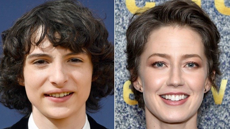 Finn Wolfhard and Carrie Coon