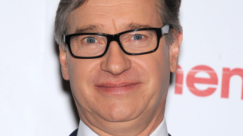 Paul Feig looks at camera