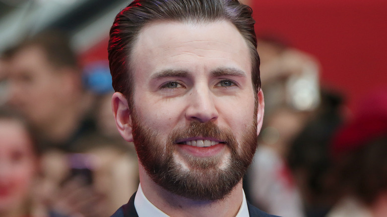 Chris Evans smiling