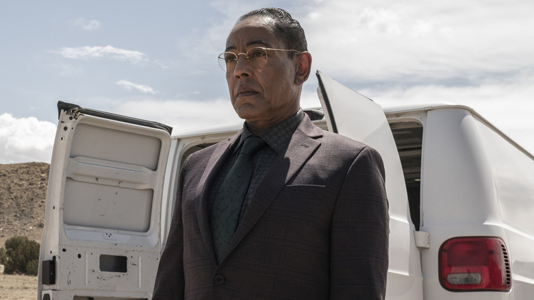 Gus standing in desert