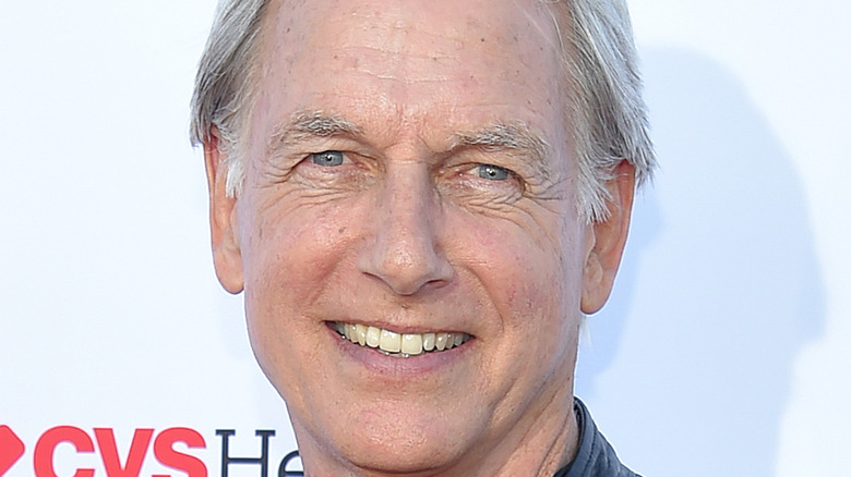 Mark Harmon smiles