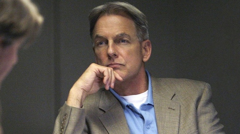 Leroy Jethro Gibbs in an interrogation on NCIS