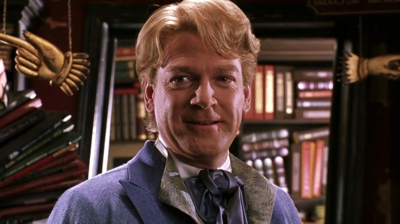 Gilderoy Lockhart looking confident in Flourish and Blotts