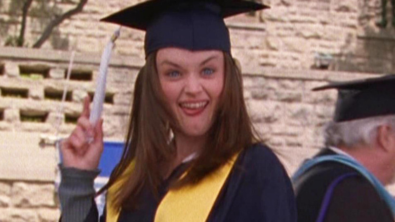 Rory makes a face at her mom