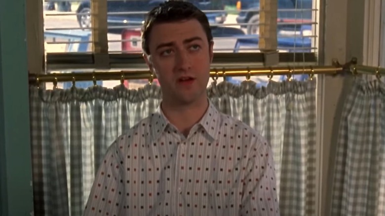 Kirk Gleason sitting in Luke's diner