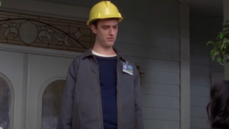 Sean Gunn wearing a hard hat