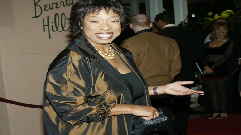 Lynne Thigpen turns her head to smile