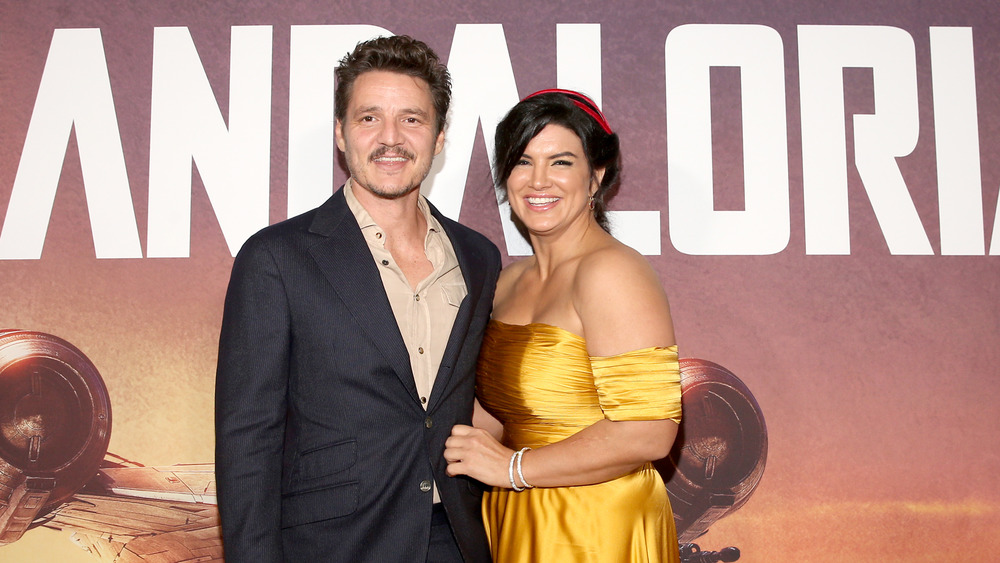 Pedro Pascal and Gina Carano