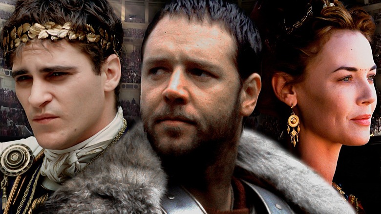 Commodus, Maximus, and Lucilla