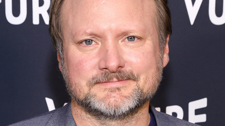 Rian Johnson with slight smile