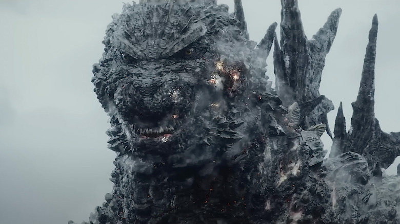 Godzilla staring