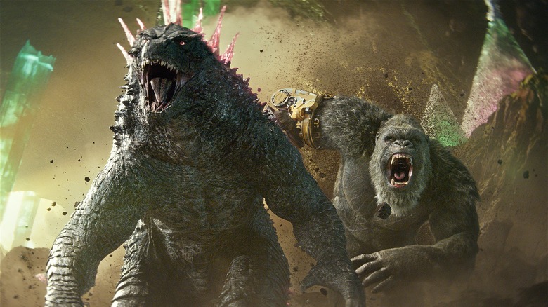 Godzilla and Kong teaming up