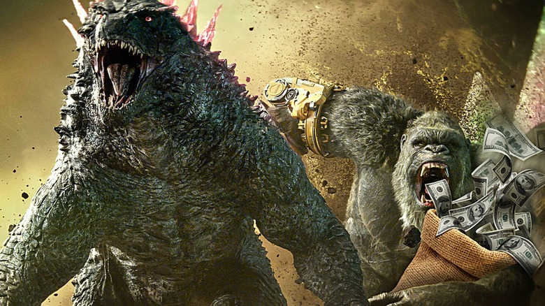 Godzilla Kong running money spewing